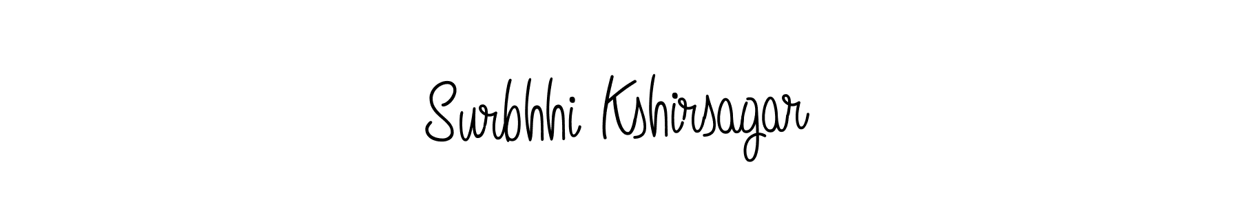 Design your own signature with our free online signature maker. With this signature software, you can create a handwritten (Angelique-Rose-font-FFP) signature for name Surbhhi Kshirsagar. Surbhhi Kshirsagar signature style 5 images and pictures png