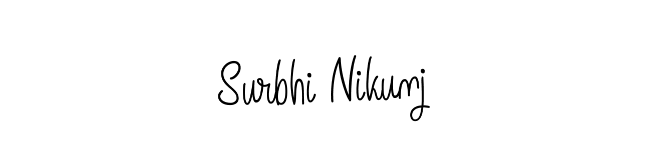 Check out images of Autograph of Surbhi Nikunj name. Actor Surbhi Nikunj Signature Style. Angelique-Rose-font-FFP is a professional sign style online. Surbhi Nikunj signature style 5 images and pictures png