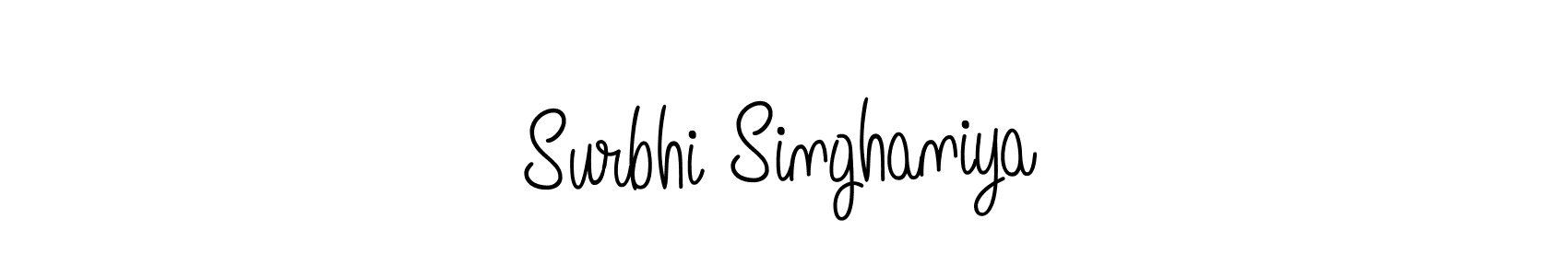 Make a beautiful signature design for name Surbhi Singhaniya. Use this online signature maker to create a handwritten signature for free. Surbhi Singhaniya signature style 5 images and pictures png