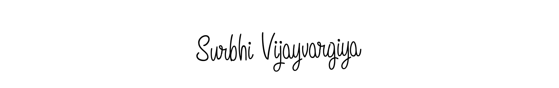Also we have Surbhi Vijayvargiya name is the best signature style. Create professional handwritten signature collection using Angelique-Rose-font-FFP autograph style. Surbhi Vijayvargiya signature style 5 images and pictures png