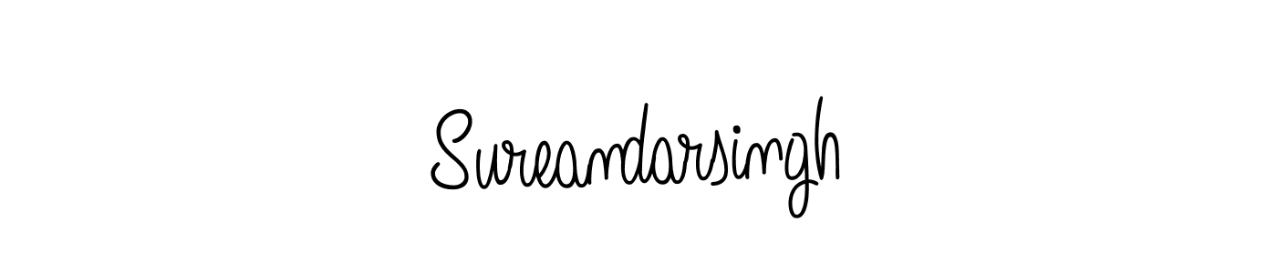 Also we have Sureandarsingh name is the best signature style. Create professional handwritten signature collection using Angelique-Rose-font-FFP autograph style. Sureandarsingh signature style 5 images and pictures png