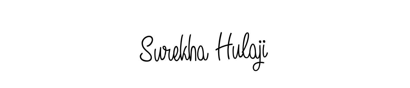 How to make Surekha Hulaji signature? Angelique-Rose-font-FFP is a professional autograph style. Create handwritten signature for Surekha Hulaji name. Surekha Hulaji signature style 5 images and pictures png