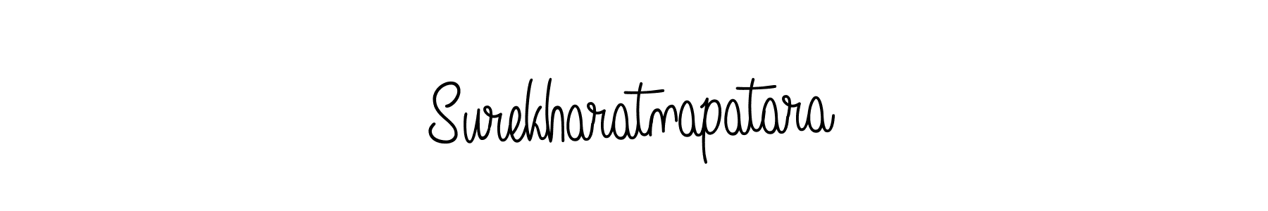 Surekharatnapatara stylish signature style. Best Handwritten Sign (Angelique-Rose-font-FFP) for my name. Handwritten Signature Collection Ideas for my name Surekharatnapatara. Surekharatnapatara signature style 5 images and pictures png