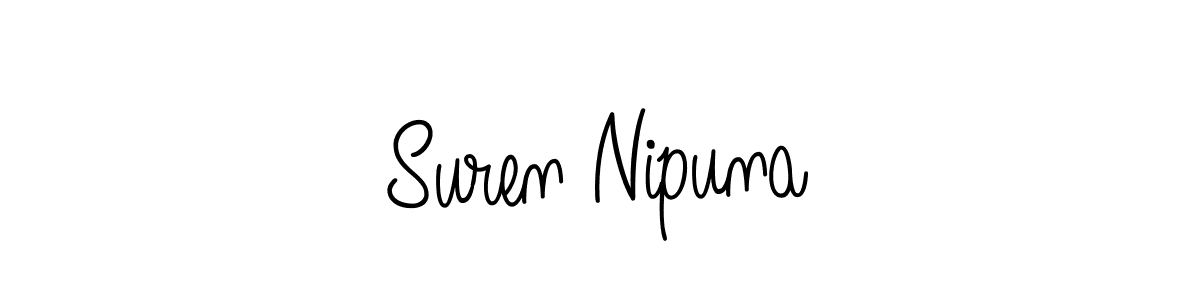 Make a beautiful signature design for name Suren Nipuna. Use this online signature maker to create a handwritten signature for free. Suren Nipuna signature style 5 images and pictures png