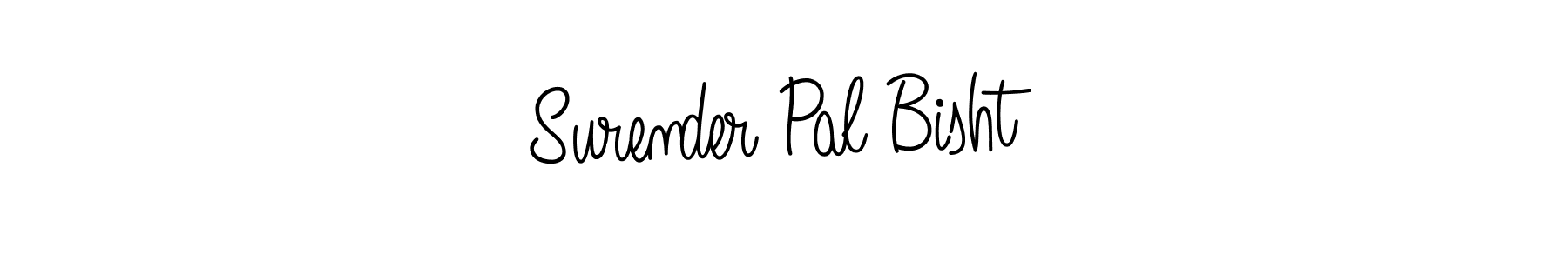 How to make Surender Pal Bisht signature? Angelique-Rose-font-FFP is a professional autograph style. Create handwritten signature for Surender Pal Bisht name. Surender Pal Bisht signature style 5 images and pictures png