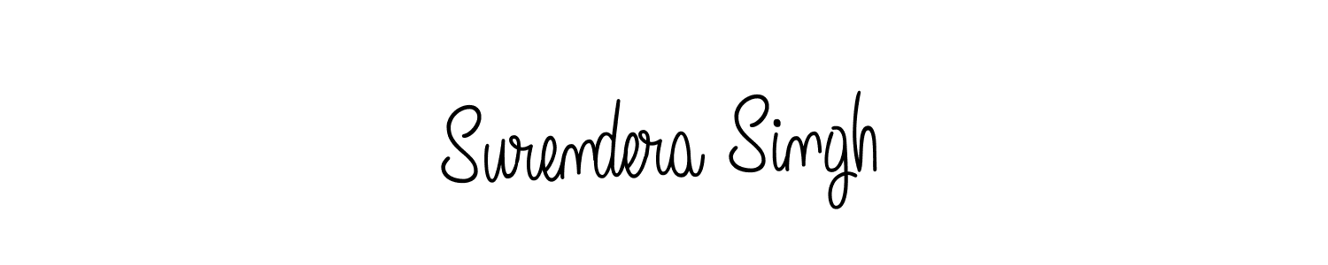 if you are searching for the best signature style for your name Surendera Singh. so please give up your signature search. here we have designed multiple signature styles  using Angelique-Rose-font-FFP. Surendera Singh signature style 5 images and pictures png