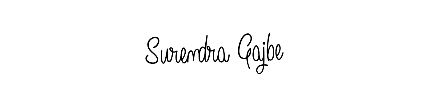 Design your own signature with our free online signature maker. With this signature software, you can create a handwritten (Angelique-Rose-font-FFP) signature for name Surendra Gajbe. Surendra Gajbe signature style 5 images and pictures png
