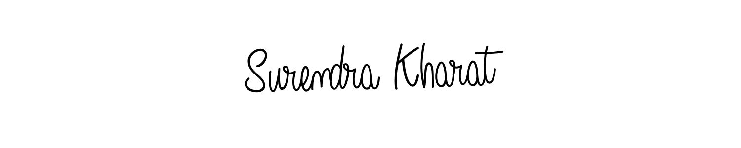 Surendra Kharat stylish signature style. Best Handwritten Sign (Angelique-Rose-font-FFP) for my name. Handwritten Signature Collection Ideas for my name Surendra Kharat. Surendra Kharat signature style 5 images and pictures png