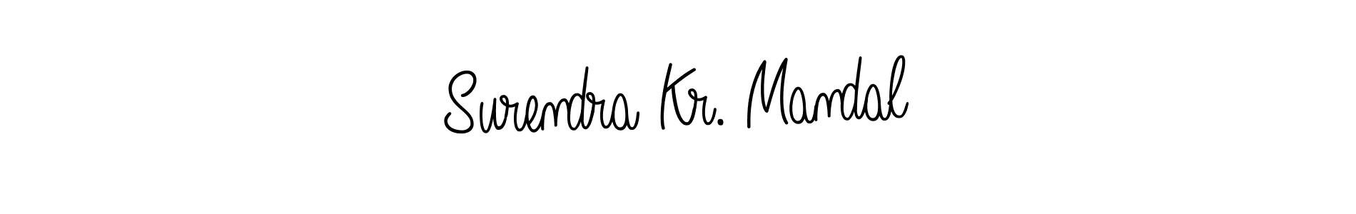 This is the best signature style for the Surendra Kr. Mandal name. Also you like these signature font (Angelique-Rose-font-FFP). Mix name signature. Surendra Kr. Mandal signature style 5 images and pictures png