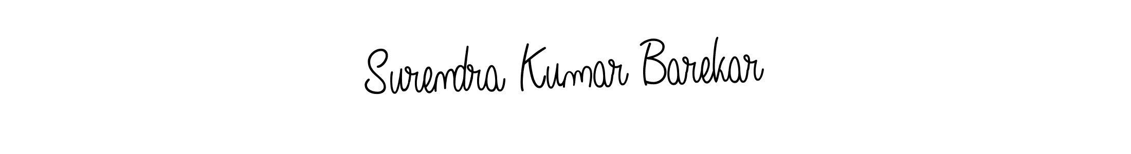 You can use this online signature creator to create a handwritten signature for the name Surendra Kumar Barekar. This is the best online autograph maker. Surendra Kumar Barekar signature style 5 images and pictures png