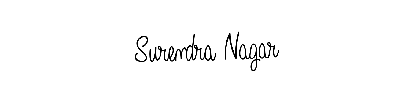 How to make Surendra Nagar signature? Angelique-Rose-font-FFP is a professional autograph style. Create handwritten signature for Surendra Nagar name. Surendra Nagar signature style 5 images and pictures png