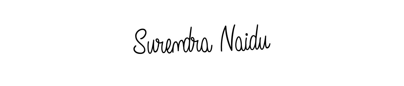 How to Draw Surendra Naidu signature style? Angelique-Rose-font-FFP is a latest design signature styles for name Surendra Naidu. Surendra Naidu signature style 5 images and pictures png