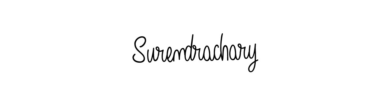 Make a beautiful signature design for name Surendrachary. Use this online signature maker to create a handwritten signature for free. Surendrachary signature style 5 images and pictures png