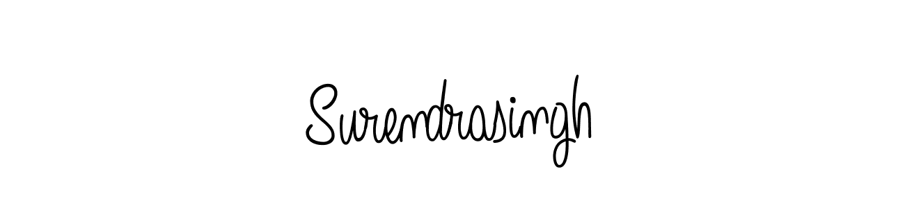 Make a beautiful signature design for name Surendrasingh. Use this online signature maker to create a handwritten signature for free. Surendrasingh signature style 5 images and pictures png