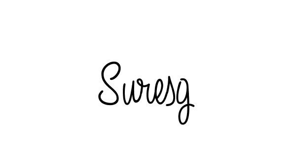 How to Draw Suresg signature style? Angelique-Rose-font-FFP is a latest design signature styles for name Suresg. Suresg signature style 5 images and pictures png