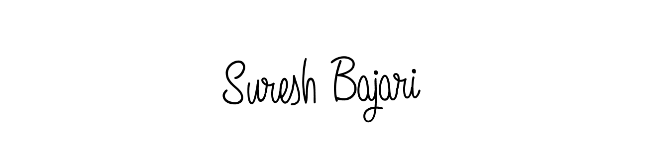 Suresh Bajari stylish signature style. Best Handwritten Sign (Angelique-Rose-font-FFP) for my name. Handwritten Signature Collection Ideas for my name Suresh Bajari. Suresh Bajari signature style 5 images and pictures png