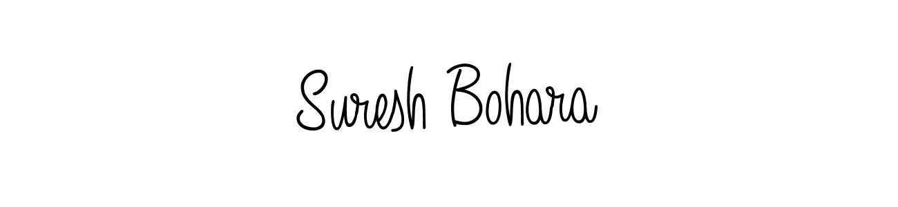 Create a beautiful signature design for name Suresh Bohara. With this signature (Angelique-Rose-font-FFP) fonts, you can make a handwritten signature for free. Suresh Bohara signature style 5 images and pictures png