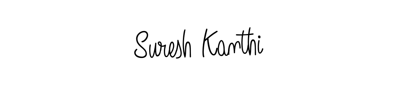Angelique-Rose-font-FFP is a professional signature style that is perfect for those who want to add a touch of class to their signature. It is also a great choice for those who want to make their signature more unique. Get Suresh Kanthi name to fancy signature for free. Suresh Kanthi signature style 5 images and pictures png