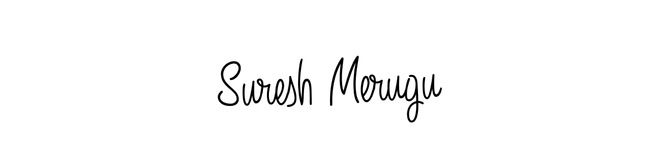 How to make Suresh Merugu signature? Angelique-Rose-font-FFP is a professional autograph style. Create handwritten signature for Suresh Merugu name. Suresh Merugu signature style 5 images and pictures png