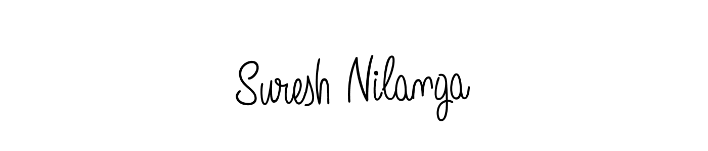 How to Draw Suresh Nilanga signature style? Angelique-Rose-font-FFP is a latest design signature styles for name Suresh Nilanga. Suresh Nilanga signature style 5 images and pictures png