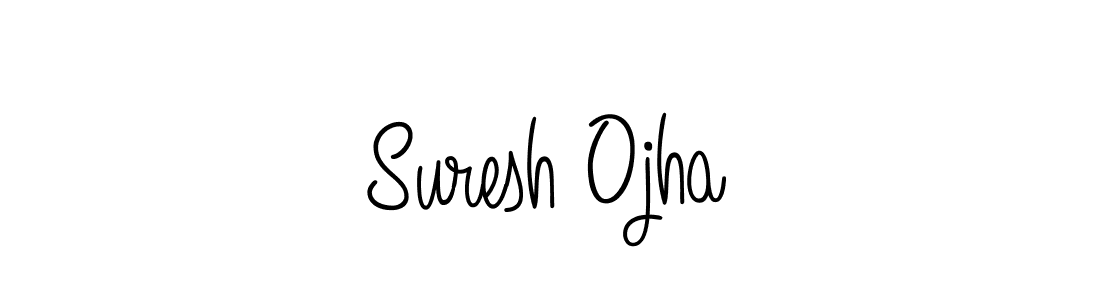 How to make Suresh Ojha signature? Angelique-Rose-font-FFP is a professional autograph style. Create handwritten signature for Suresh Ojha name. Suresh Ojha signature style 5 images and pictures png