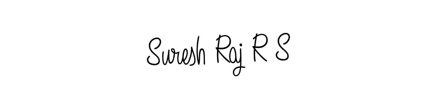 Angelique-Rose-font-FFP is a professional signature style that is perfect for those who want to add a touch of class to their signature. It is also a great choice for those who want to make their signature more unique. Get Suresh Raj R S name to fancy signature for free. Suresh Raj R S signature style 5 images and pictures png