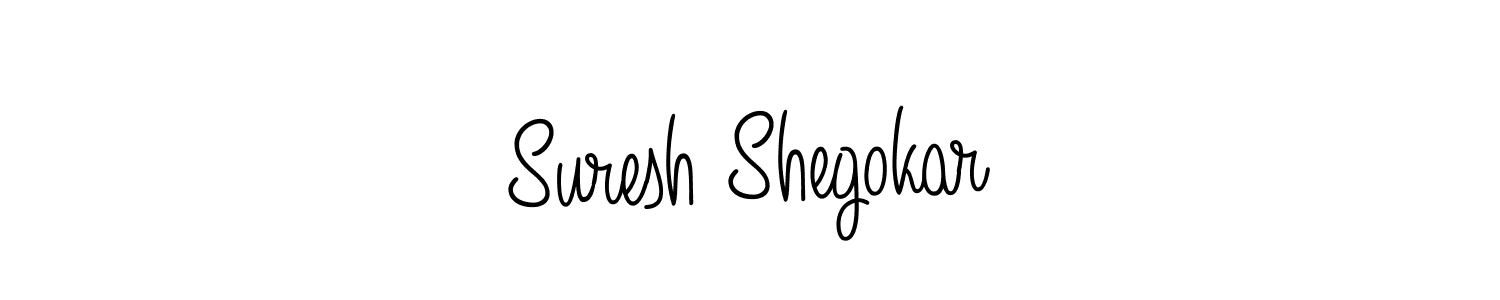 How to make Suresh Shegokar signature? Angelique-Rose-font-FFP is a professional autograph style. Create handwritten signature for Suresh Shegokar name. Suresh Shegokar signature style 5 images and pictures png