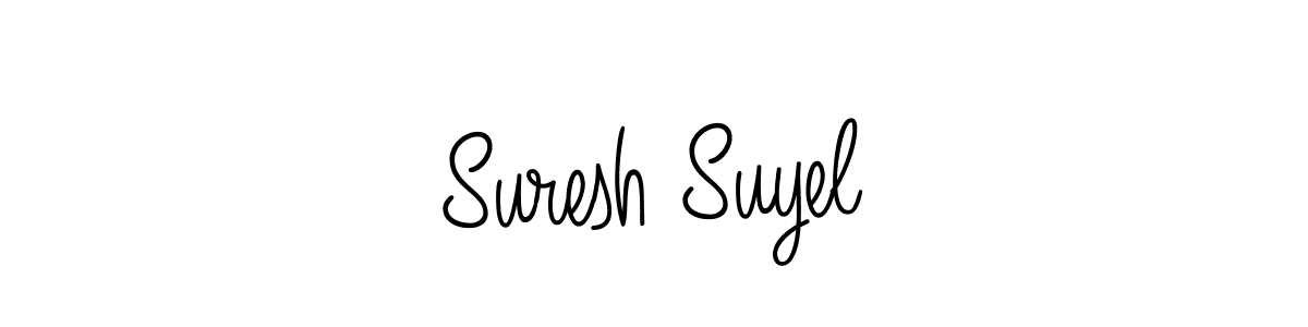 Make a short Suresh Suyel signature style. Manage your documents anywhere anytime using Angelique-Rose-font-FFP. Create and add eSignatures, submit forms, share and send files easily. Suresh Suyel signature style 5 images and pictures png