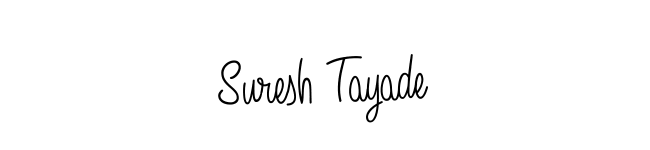 Angelique-Rose-font-FFP is a professional signature style that is perfect for those who want to add a touch of class to their signature. It is also a great choice for those who want to make their signature more unique. Get Suresh Tayade name to fancy signature for free. Suresh Tayade signature style 5 images and pictures png