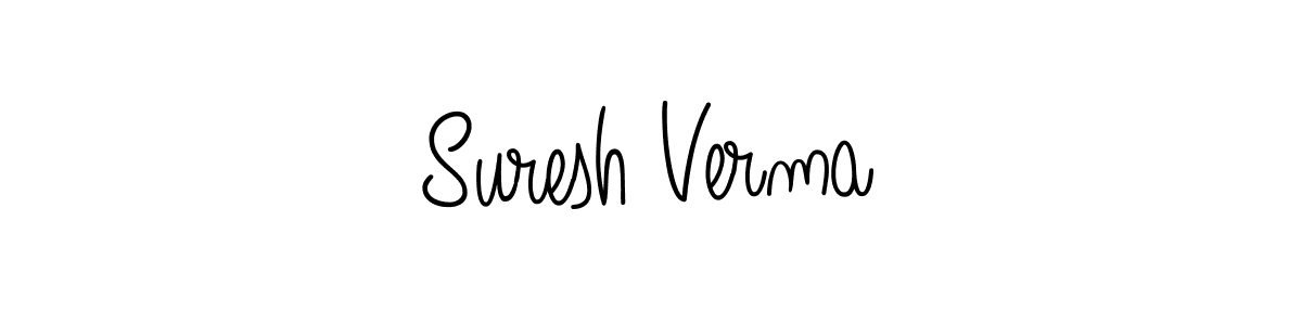 How to Draw Suresh Verma signature style? Angelique-Rose-font-FFP is a latest design signature styles for name Suresh Verma. Suresh Verma signature style 5 images and pictures png