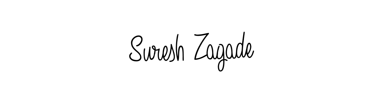 Here are the top 10 professional signature styles for the name Suresh Zagade. These are the best autograph styles you can use for your name. Suresh Zagade signature style 5 images and pictures png