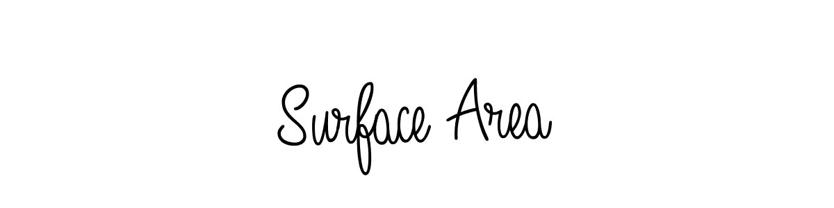 Design your own signature with our free online signature maker. With this signature software, you can create a handwritten (Angelique-Rose-font-FFP) signature for name Surface Area. Surface Area signature style 5 images and pictures png