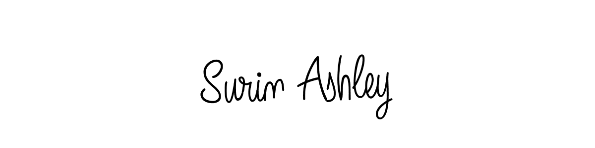 Create a beautiful signature design for name Surin Ashley. With this signature (Angelique-Rose-font-FFP) fonts, you can make a handwritten signature for free. Surin Ashley signature style 5 images and pictures png