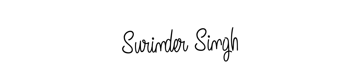 if you are searching for the best signature style for your name Surinder Singh. so please give up your signature search. here we have designed multiple signature styles  using Angelique-Rose-font-FFP. Surinder Singh signature style 5 images and pictures png