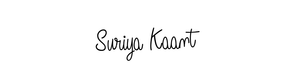 You can use this online signature creator to create a handwritten signature for the name Suriya Kaant. This is the best online autograph maker. Suriya Kaant signature style 5 images and pictures png