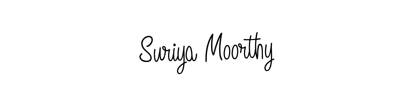 Make a beautiful signature design for name Suriya Moorthy. Use this online signature maker to create a handwritten signature for free. Suriya Moorthy signature style 5 images and pictures png