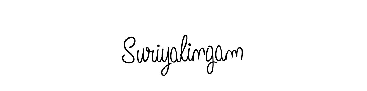 The best way (Angelique-Rose-font-FFP) to make a short signature is to pick only two or three words in your name. The name Suriyalingam include a total of six letters. For converting this name. Suriyalingam signature style 5 images and pictures png