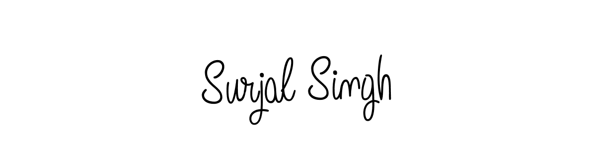 Design your own signature with our free online signature maker. With this signature software, you can create a handwritten (Angelique-Rose-font-FFP) signature for name Surjal Singh. Surjal Singh signature style 5 images and pictures png