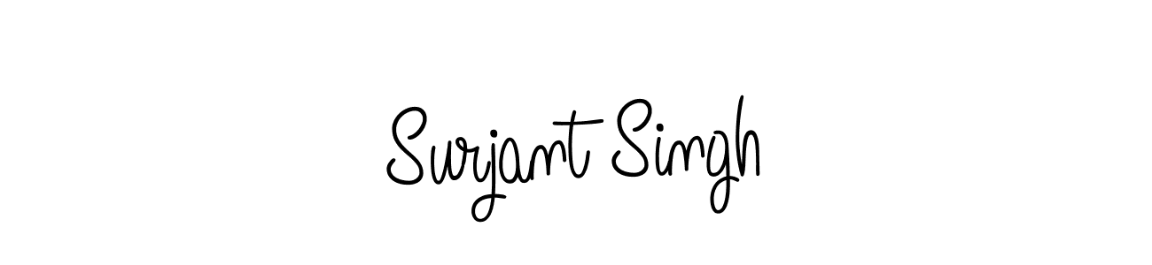 Use a signature maker to create a handwritten signature online. With this signature software, you can design (Angelique-Rose-font-FFP) your own signature for name Surjant Singh. Surjant Singh signature style 5 images and pictures png