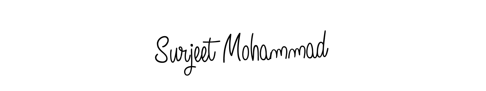 Surjeet Mohammad stylish signature style. Best Handwritten Sign (Angelique-Rose-font-FFP) for my name. Handwritten Signature Collection Ideas for my name Surjeet Mohammad. Surjeet Mohammad signature style 5 images and pictures png