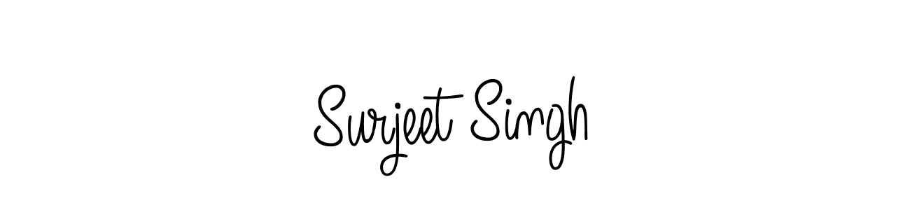 How to make Surjeet Singh signature? Angelique-Rose-font-FFP is a professional autograph style. Create handwritten signature for Surjeet Singh name. Surjeet Singh signature style 5 images and pictures png