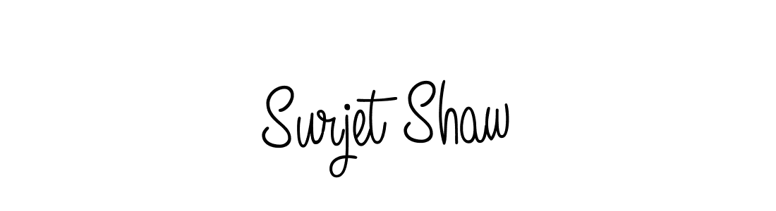 Make a beautiful signature design for name Surjet Shaw. Use this online signature maker to create a handwritten signature for free. Surjet Shaw signature style 5 images and pictures png