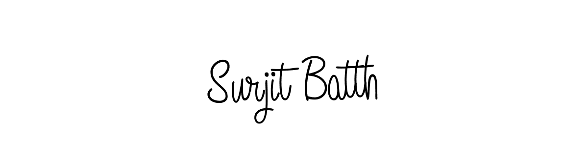 Once you've used our free online signature maker to create your best signature Angelique-Rose-font-FFP style, it's time to enjoy all of the benefits that Surjit Batth name signing documents. Surjit Batth signature style 5 images and pictures png