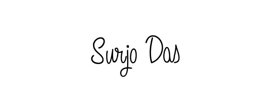 Surjo Das stylish signature style. Best Handwritten Sign (Angelique-Rose-font-FFP) for my name. Handwritten Signature Collection Ideas for my name Surjo Das. Surjo Das signature style 5 images and pictures png