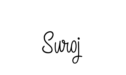 Make a beautiful signature design for name Suroj. Use this online signature maker to create a handwritten signature for free. Suroj signature style 5 images and pictures png