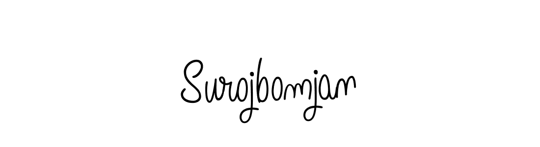 This is the best signature style for the Surojbomjan name. Also you like these signature font (Angelique-Rose-font-FFP). Mix name signature. Surojbomjan signature style 5 images and pictures png