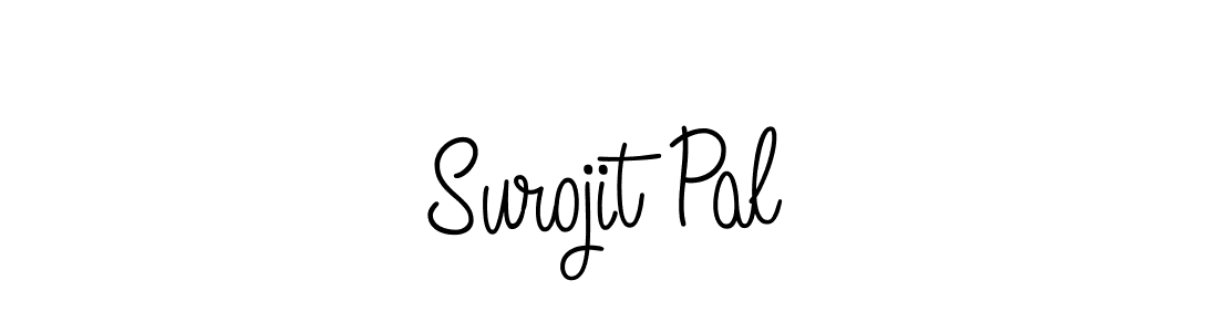 How to Draw Surojit Pal signature style? Angelique-Rose-font-FFP is a latest design signature styles for name Surojit Pal. Surojit Pal signature style 5 images and pictures png