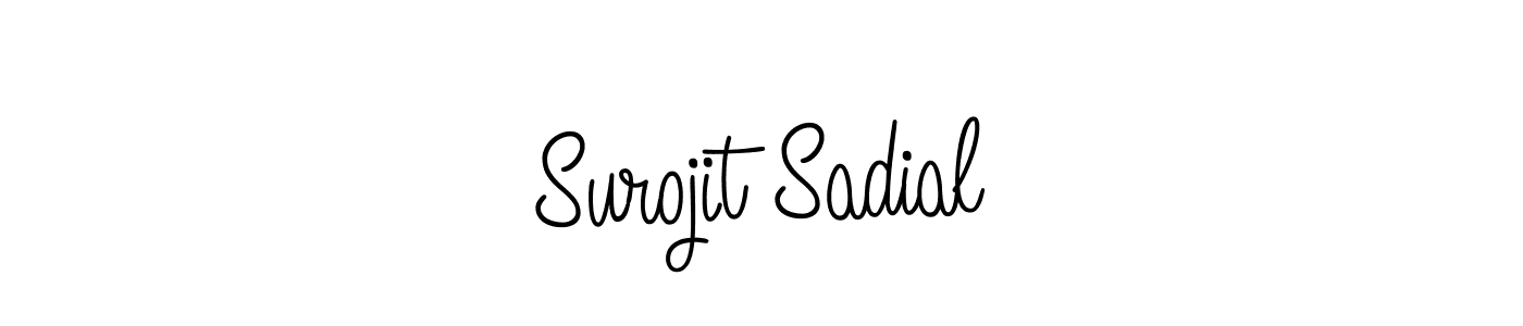 It looks lik you need a new signature style for name Surojit Sadial. Design unique handwritten (Angelique-Rose-font-FFP) signature with our free signature maker in just a few clicks. Surojit Sadial signature style 5 images and pictures png