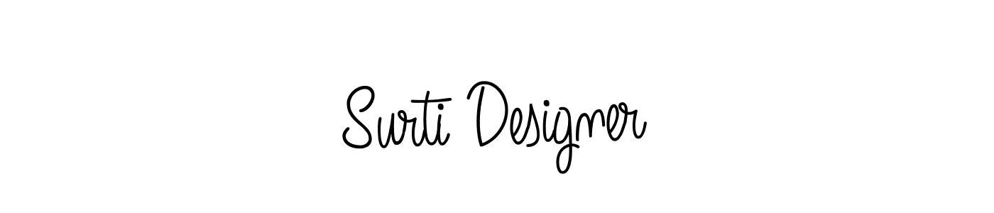 Check out images of Autograph of Surti Designer name. Actor Surti Designer Signature Style. Angelique-Rose-font-FFP is a professional sign style online. Surti Designer signature style 5 images and pictures png