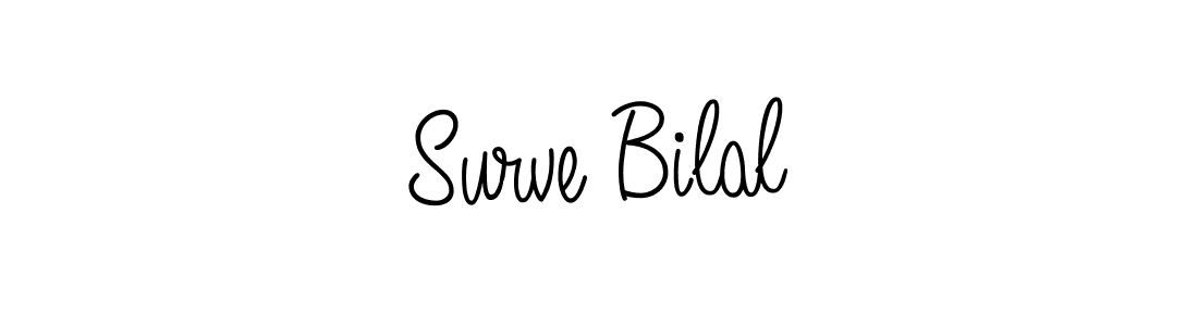 You can use this online signature creator to create a handwritten signature for the name Surve Bilal. This is the best online autograph maker. Surve Bilal signature style 5 images and pictures png
